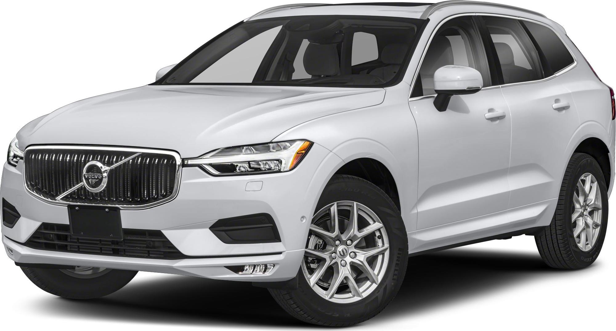 Front and side view of a white SUV with distinctive grille and alloy wheels