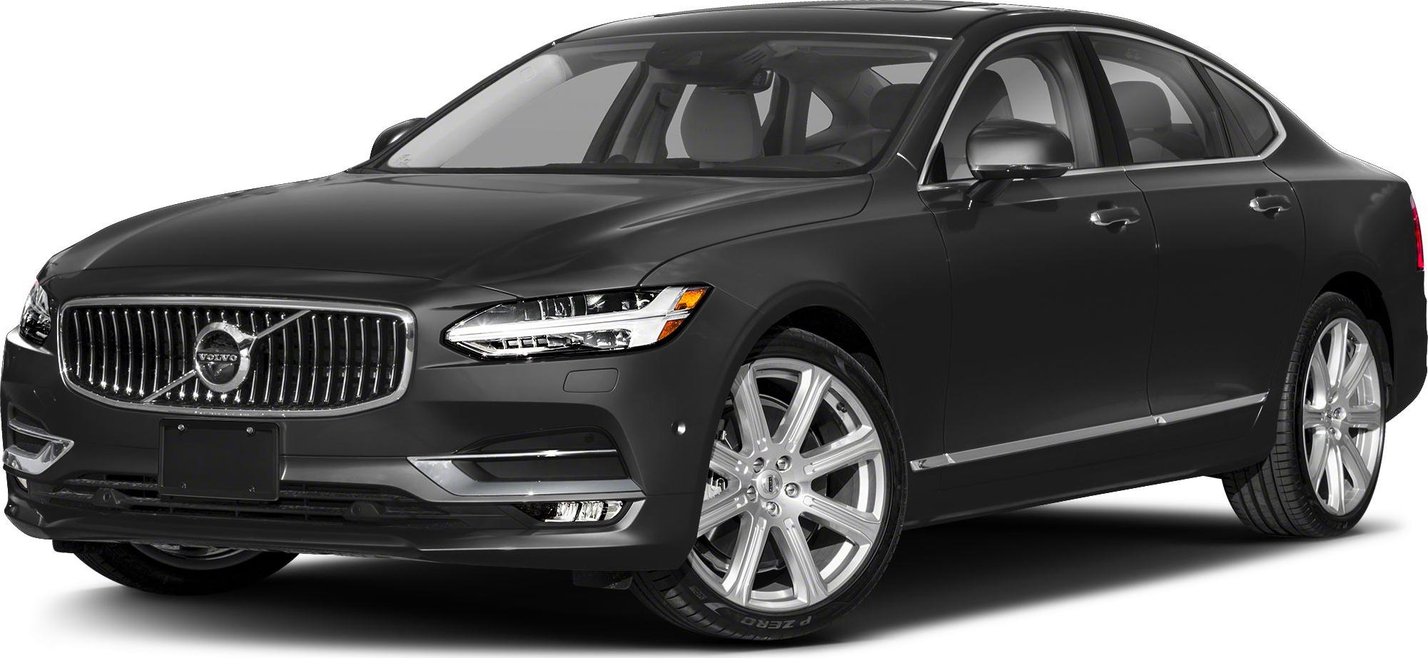 Front-side view of a black sedan with LED headlights and alloy wheels