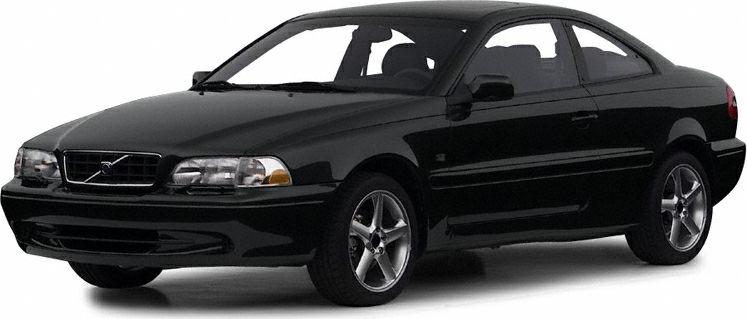 Black two-door coupe with smooth body and alloy wheels