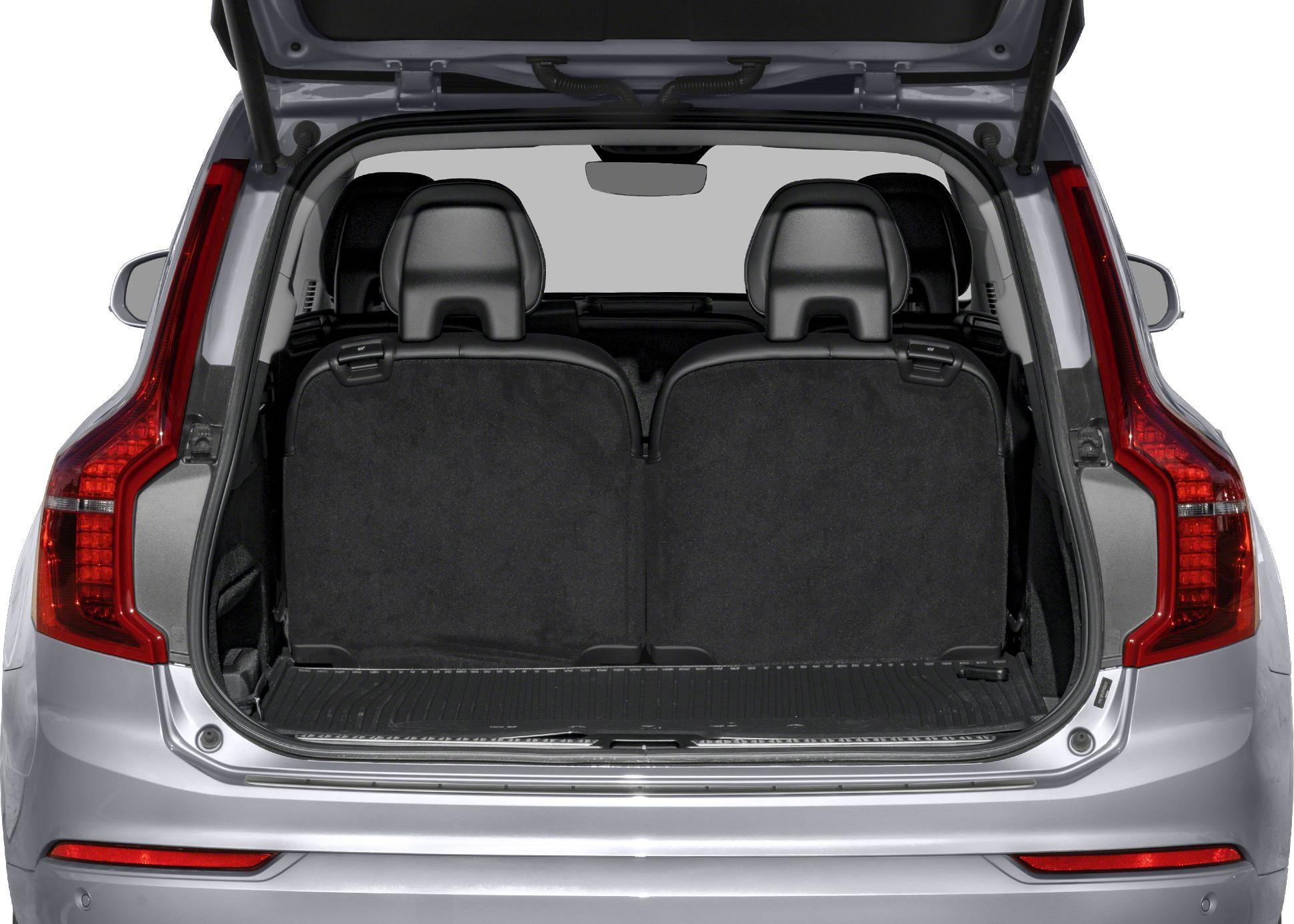 Open trunk with split rear seats and spacious cargo area.