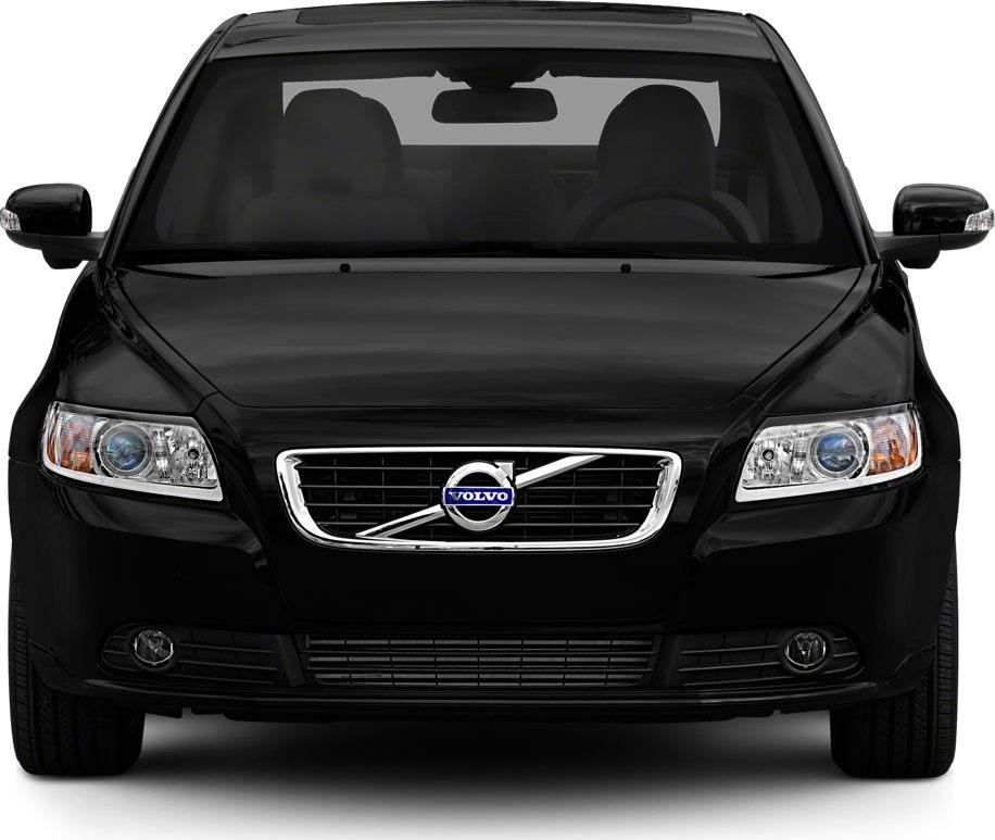 Close-up view of car front grille and headlights from 2007 model.