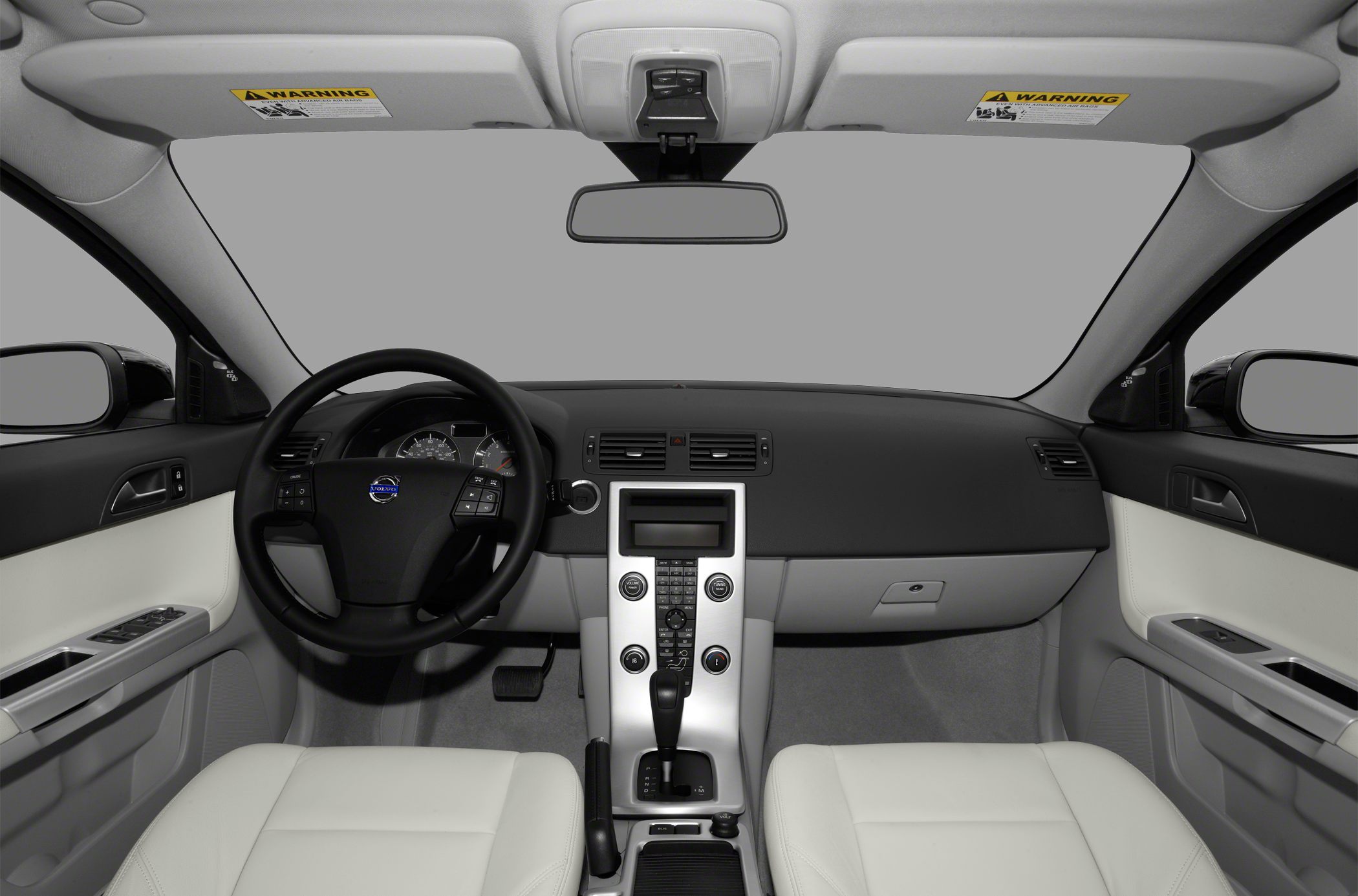Interior dashboard and steering wheel with center console