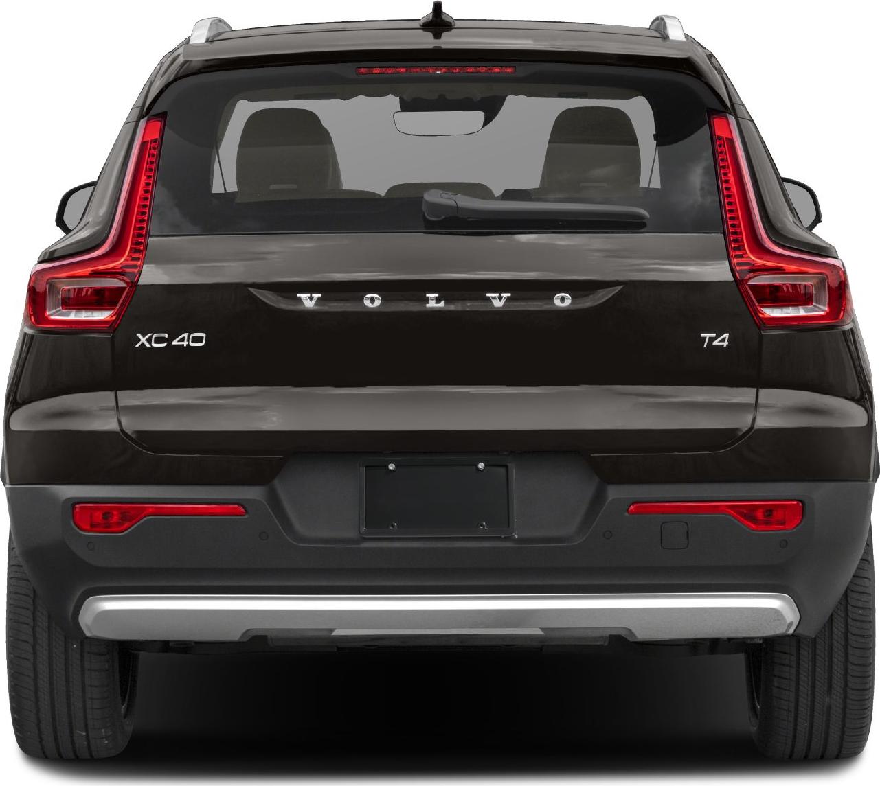Rear view showing L-shaped LED taillights and rear hatch with badges and wiper