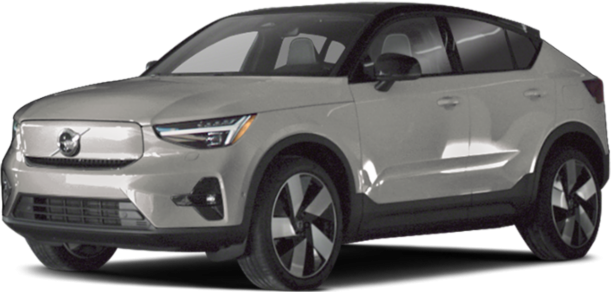 Front three-quarter view of modern electric SUV with aerodynamic wheels
