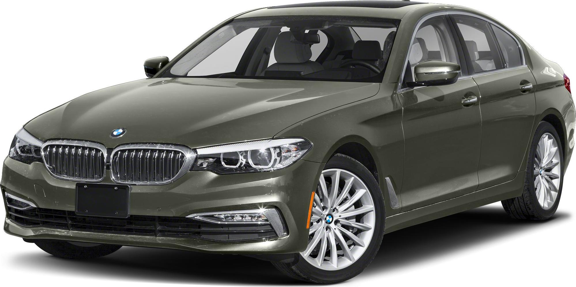 Front grille and headlights of a modern luxury sedan