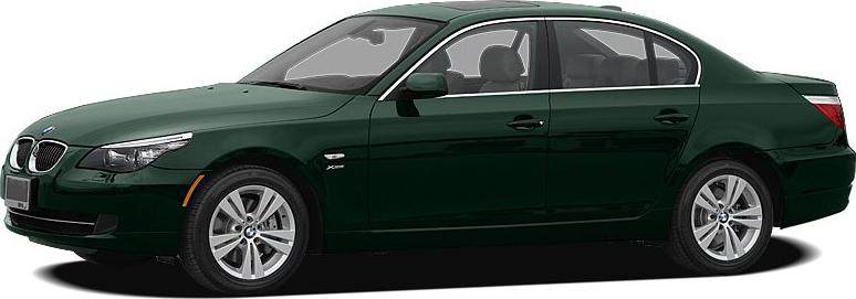 3/4 front-left view, Deep Green Metallic