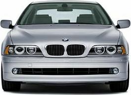 Front view with twin kidney grille and quad headlights