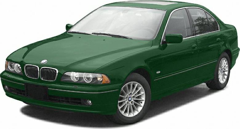 3/4 front-left view, Oxford Green Metallic