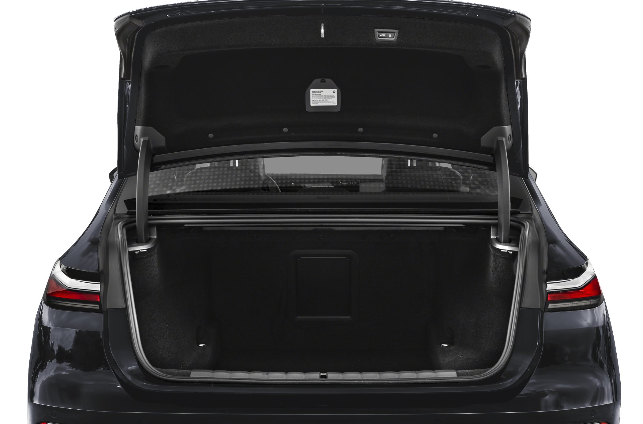 Open trunk with spacious, well-designed cargo area
