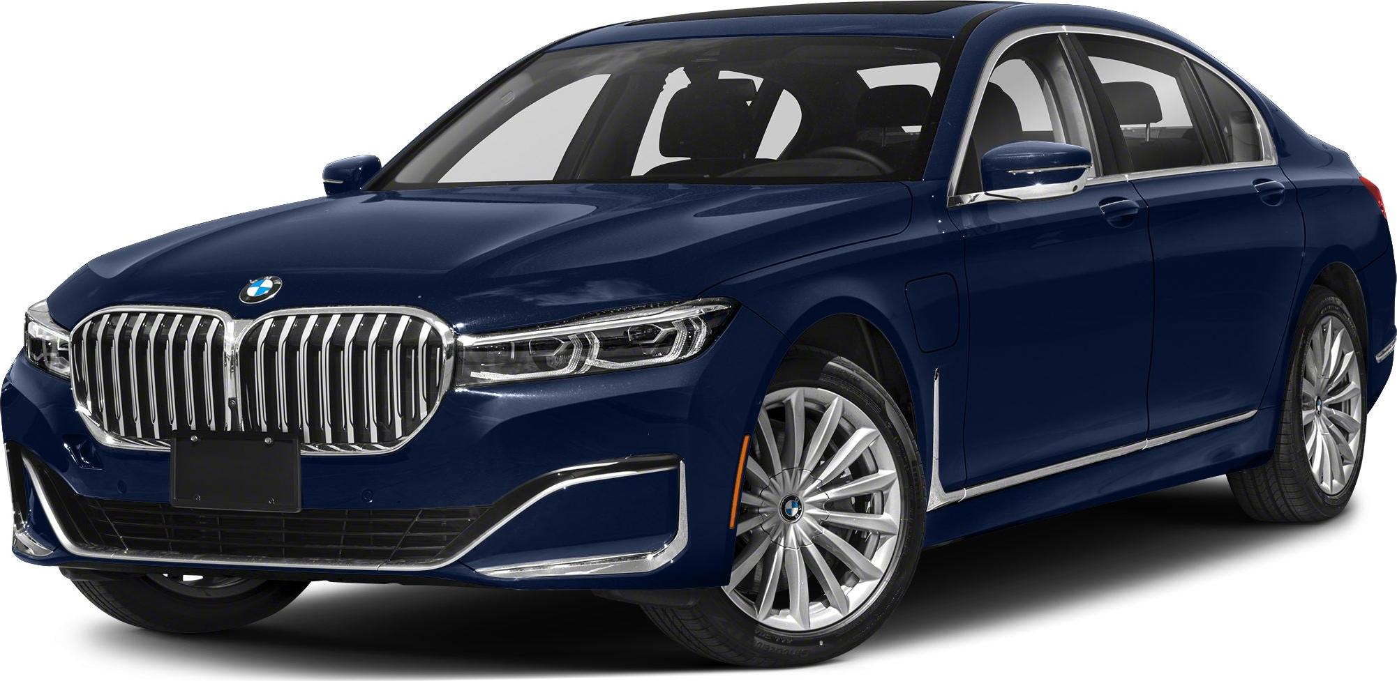 Luxury sedan front with large grille and sleek headlights