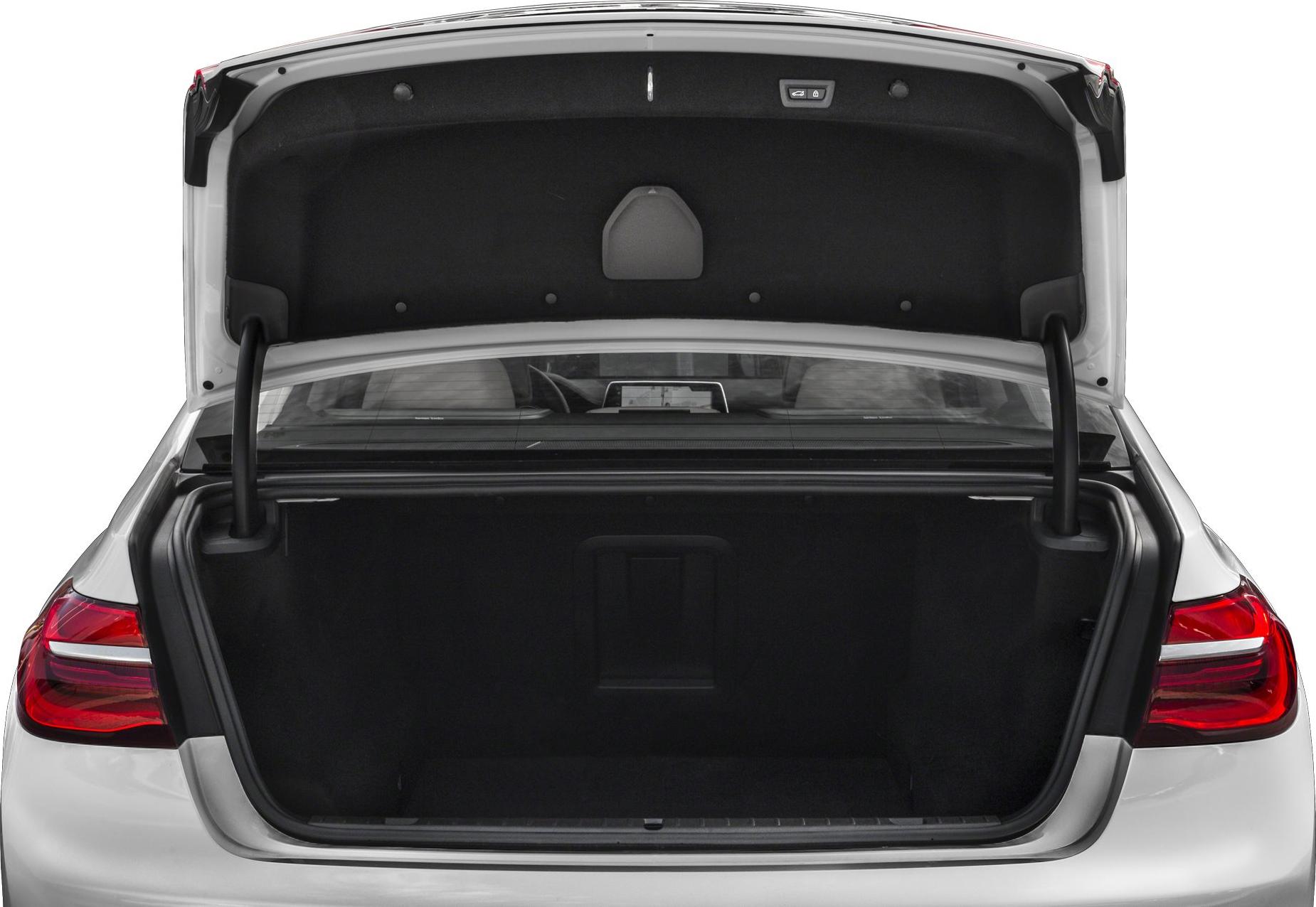 Open trunk view with spacious rear cargo area