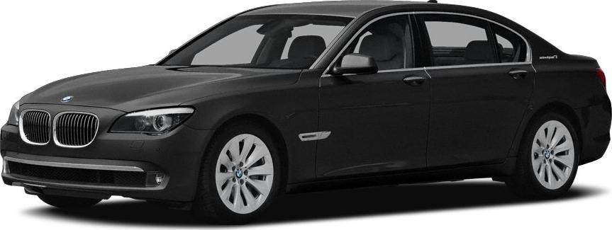 Luxury sedan front-side view with hybrid badge