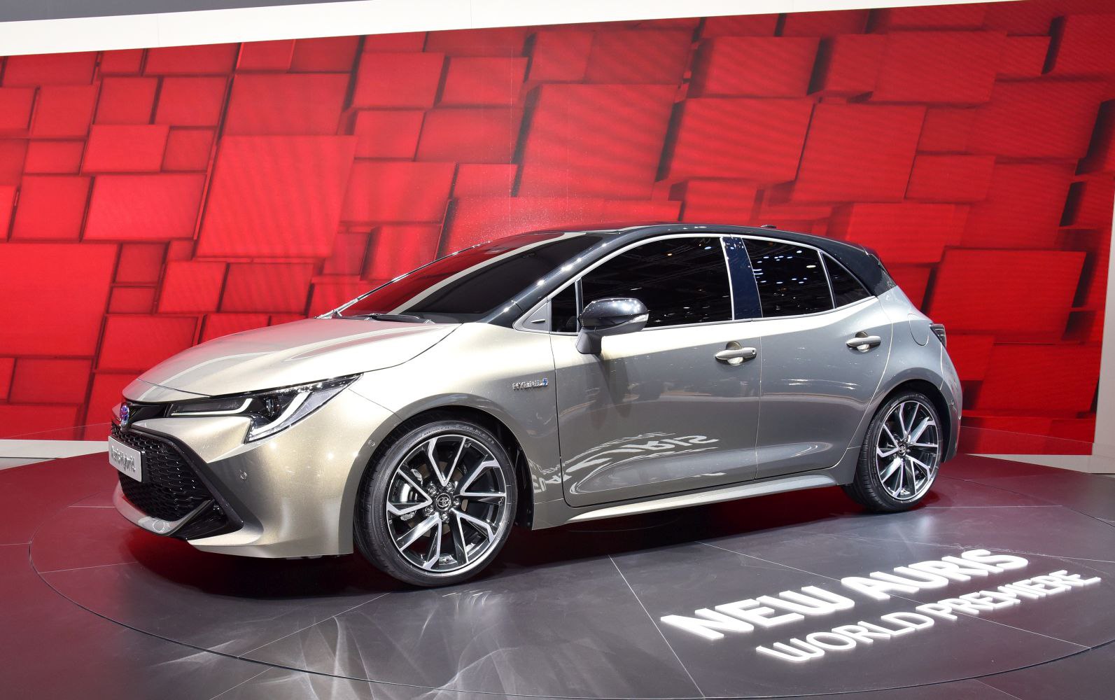 Sleek hatchback profile with dynamic alloy wheels