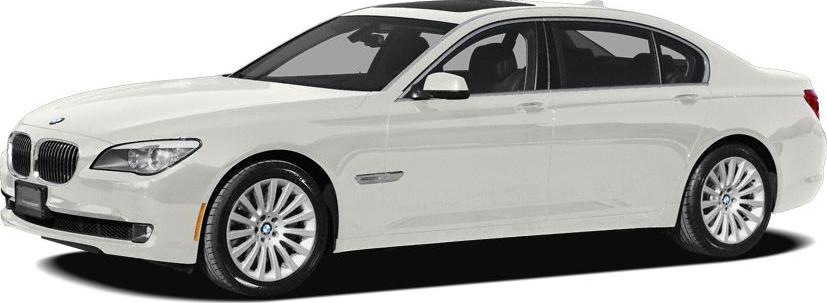 Elongated luxury sedan with elegant design and distinctive BMW front.