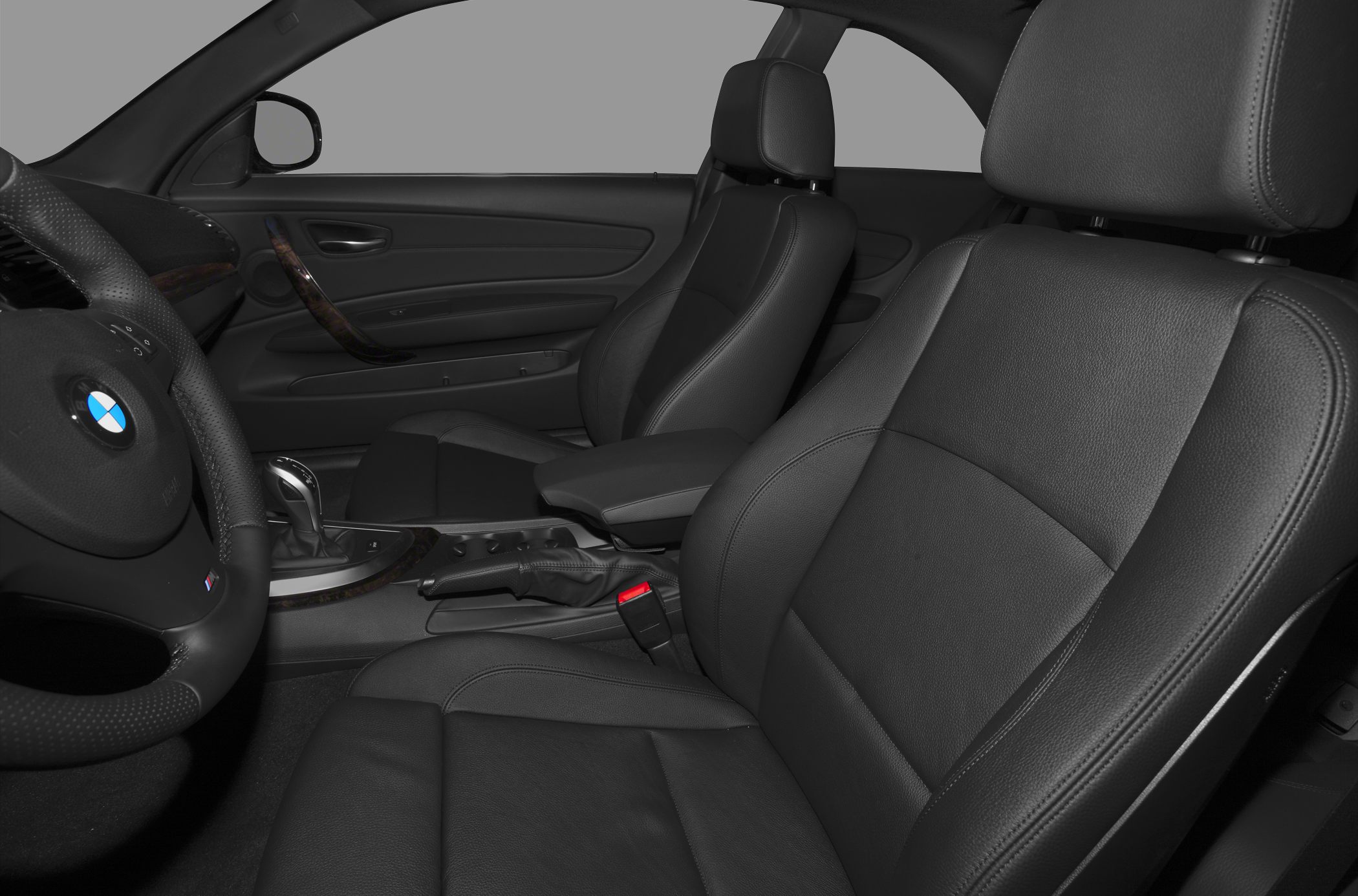 Leather seats and modern interior design