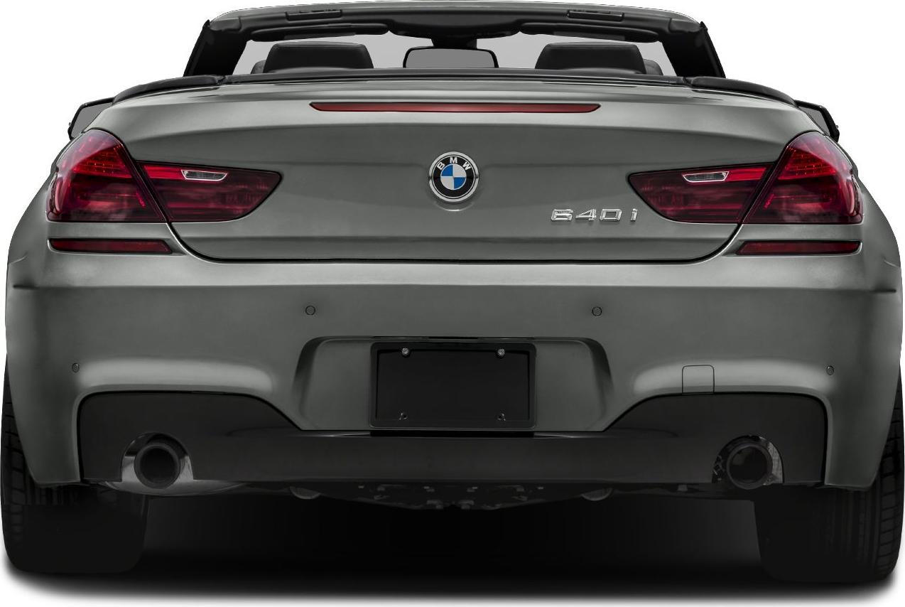 2015 BMW 6 Series Convertible (F12 LCI, facelift 2015) Rear View