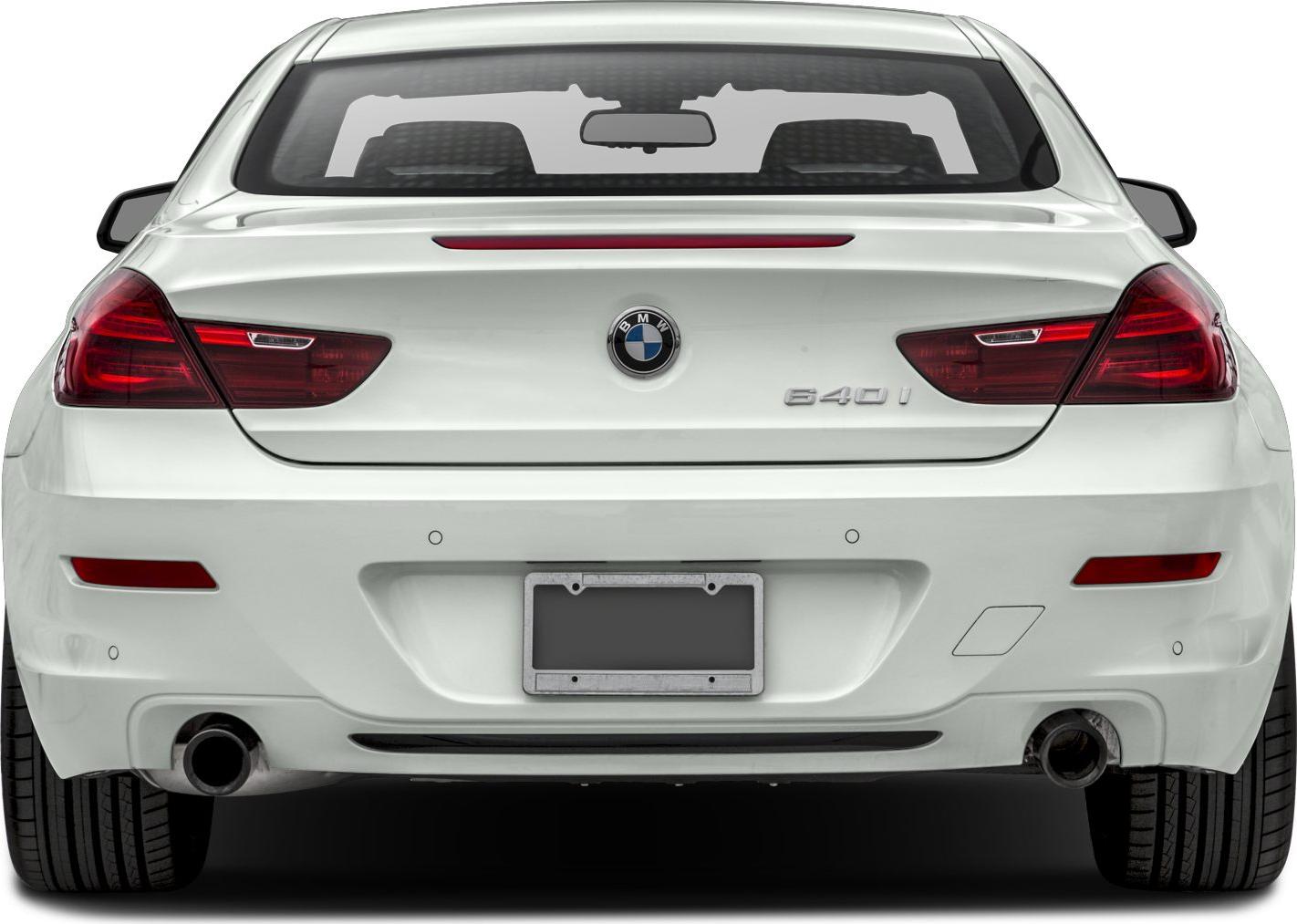 2015 BMW 6 Series Coupe (F13 LCI, facelift 2015) Rear View
