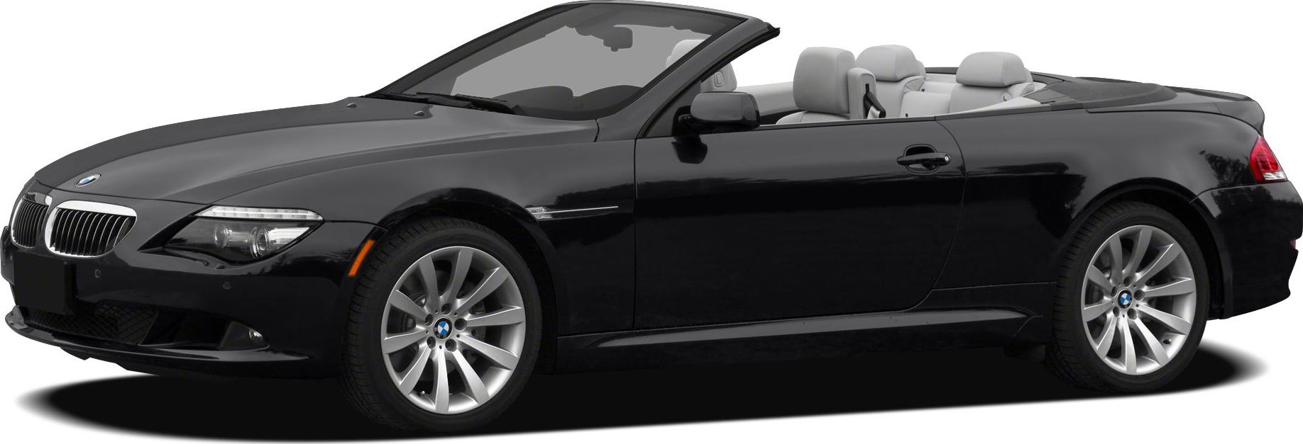 Convertible with open roof, black exterior, silver alloy wheels