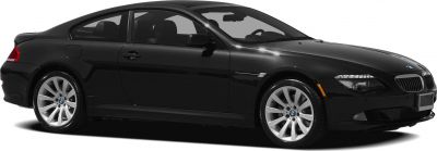 Side profile of a sleek two-door coupe with alloy wheels and elegant contours