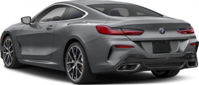 Rear view with sleek tail lights and sporty diffuser