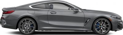 Side profile and alloy wheels of a modern coupe