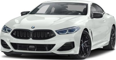 2022 BMW 8 Series Coupe (G15 LCI, facelift 2022) 3/4 front-left view