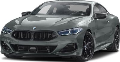 Front view with kidney grille and LED headlights