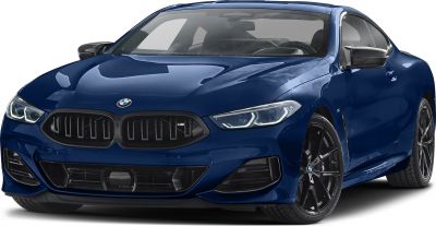 Front view with LED headlights and black grille