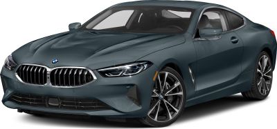 Front angle view showing LED headlights and alloy wheels on a sleek coupe.