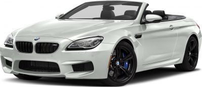 Front view of convertible with black wheels and aerodynamic design