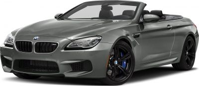 Sporty convertible with aggressive front fascia and sleek open-top design