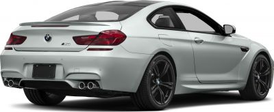 Rear and side view with quad exhaust and black alloy wheels