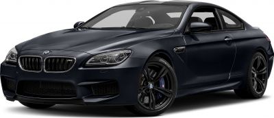 Front-side view of a sporty coupe with aggressive grille and stylish wheels