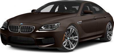 Front-side view of sporty luxury sedan with distinctive alloy wheels