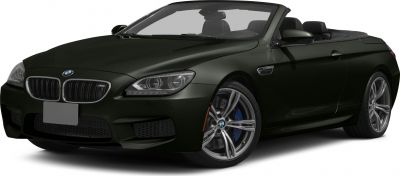 Convertible front view with kidney grille and alloy wheels