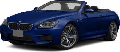Blue luxury convertible with sporty design and five-spoke alloy wheels
