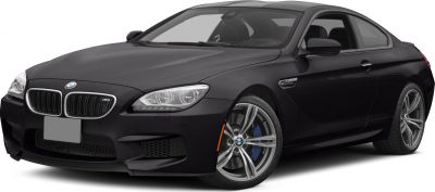 Sporty coupe front 3/4 view with kidney grille and alloy wheels