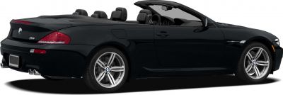 Black convertible luxury sportscar with alloy wheels and dual exhausts