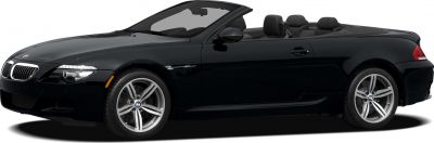 Black convertible with sporty wheels and open-top luxury design