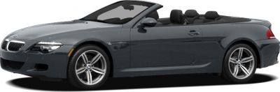 Side profile of convertible with open roof and alloy wheels
