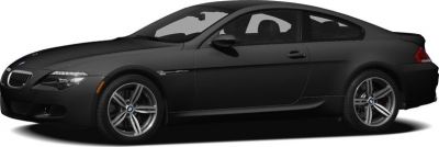 Sport coupe side profile with alloy wheels.