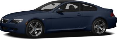 Side profile of a blue two-door coupe with alloy wheels