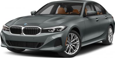 BMW 3 Series front kidney grille, LED headlights, alloy wheels from 2023 facelift