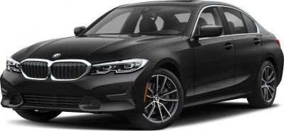 Front grille, headlights, and side profile of a modern sedan