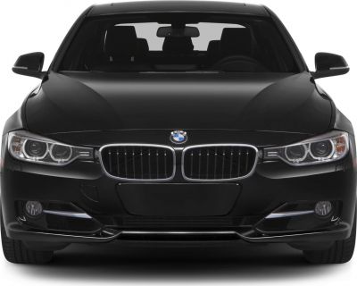 BMW 3 Series F30 front kidney grille and headlights close-up