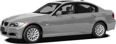 Sleek side profile of a sedan with alloy wheels and aerodynamic design.