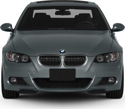 BMW 3 Series Coupe E92 front kidney grille and headlights