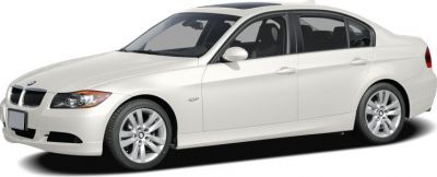 White four-door sedan with alloy wheels and sunroof