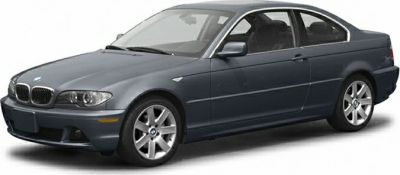 Side view of BMW 3 Series E46 facelift coupe with sporty silhouette