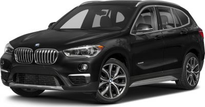 SUV front angled view with kidney grille and alloy wheels